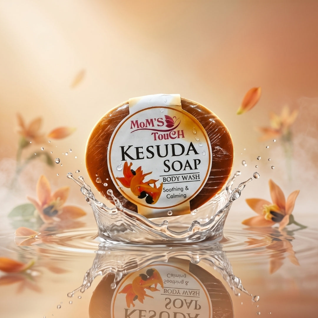 MoM'S TouCH ® KeSuDA SoAP | SooTHiNG & CALMiNG | WiTH VITAMIN-E & NEEM EXTRACT | BoDY WASH | 90gm |