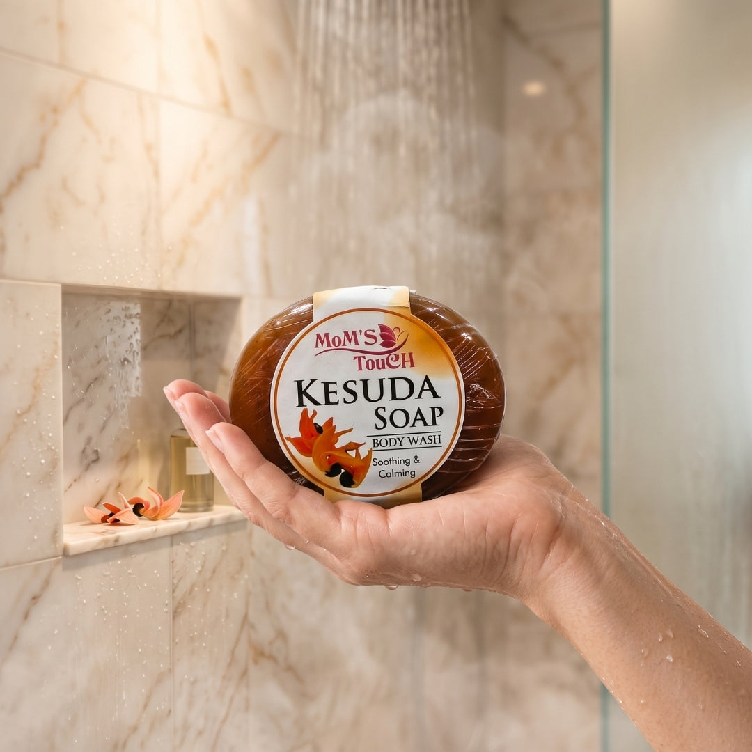 MoM'S TouCH ® KeSuDA SoAP | SooTHiNG & CALMiNG | WiTH VITAMIN-E & NEEM EXTRACT | BoDY WASH | 90gm |
