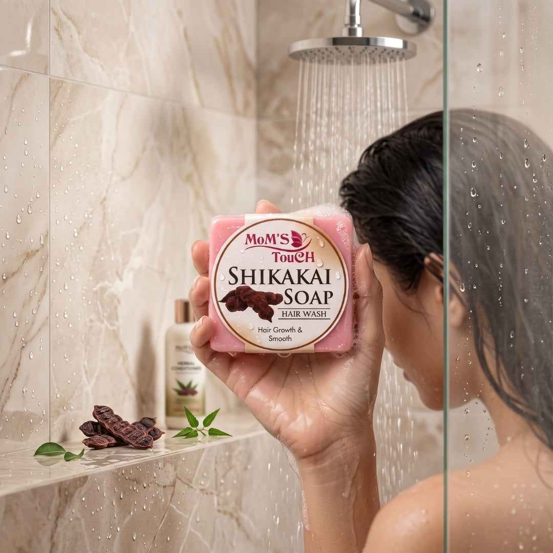 MoM'S TouCH ® SHiKAKAi SoAP™ | HAiR GRoWTH & SMooTH | HAiR WASH | 90gm |